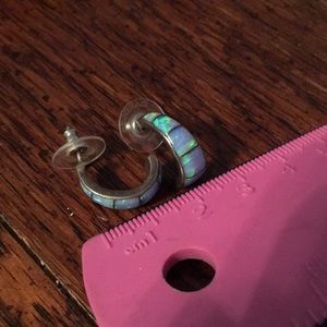 Sterling Silver mother of pearl earrings